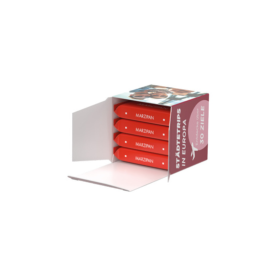 Werbewürfel, Ritter SPORT mini Nugat