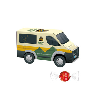 3D-Präsent Transporter, Lindt LINDOR Milchkugeln