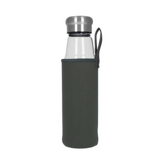 Glasflasche mit Hülle "Life" 0,55 l
