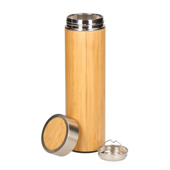 Vakuum Flasche "Bambus", large