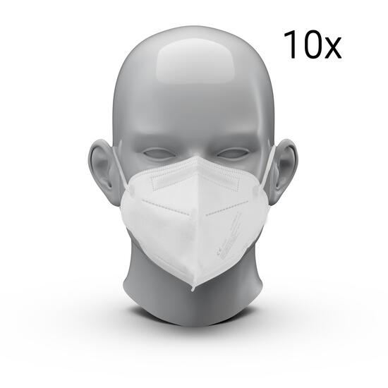 Atemschutzmaske "Easy2breathe" FFP2 NR,nur CE, 10er Set