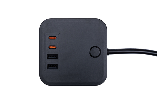 PLUG Steckdosenwürfel schwarz