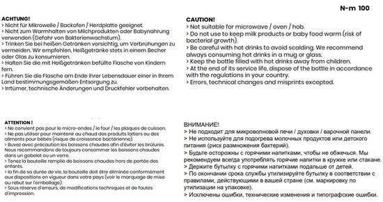 FOCUS Vakuumflasche Edelstahl