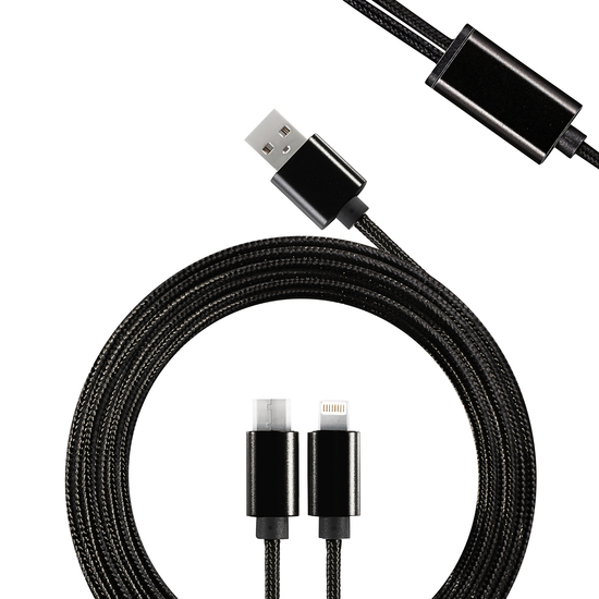SAVE 3-in-1 Kabel schwarz