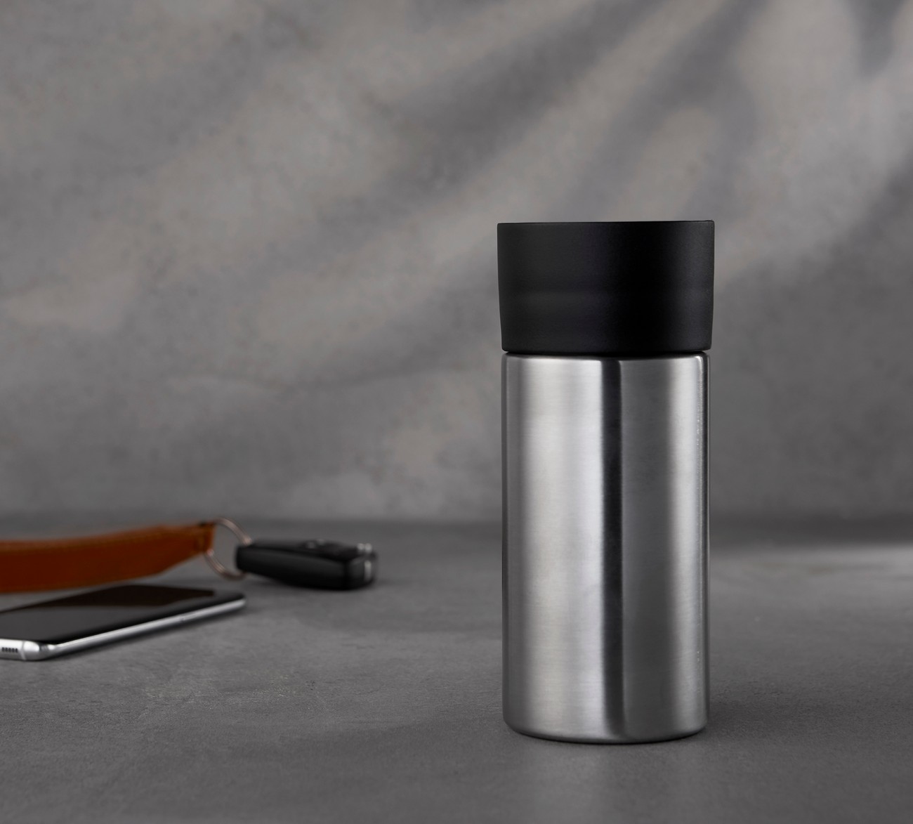 Thermobecher Druckverschluss