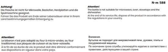 AQUA Sportflasche Tritan Frost