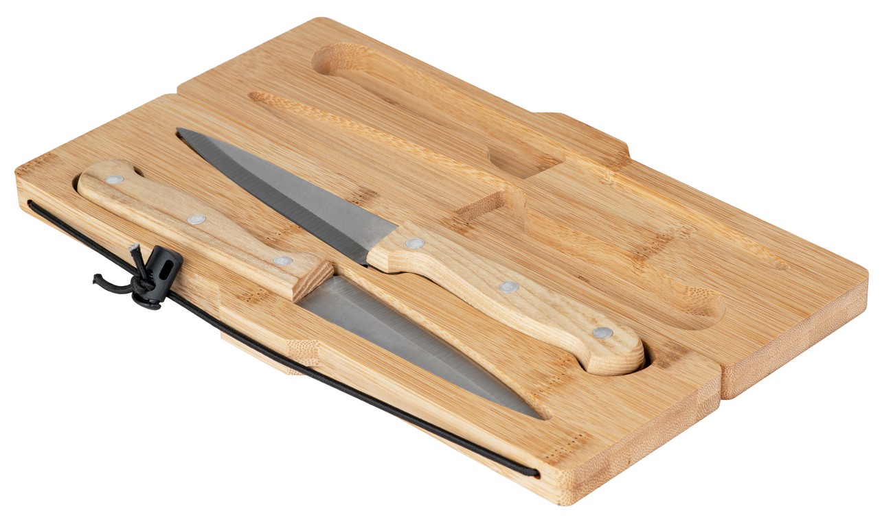 CUT Bambusbrett mit Messern