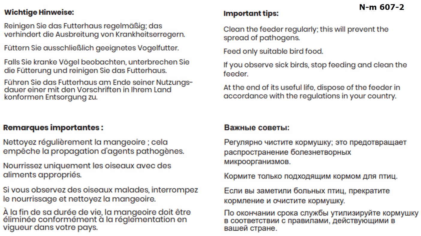 Vogelfutterhaus grün