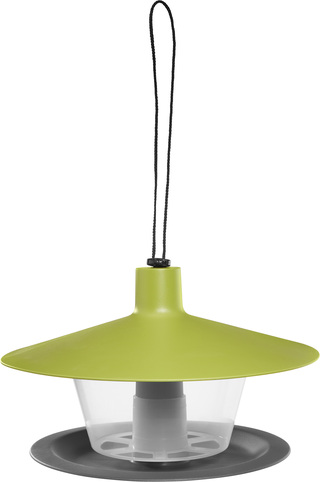Vogelfutterhaus grün