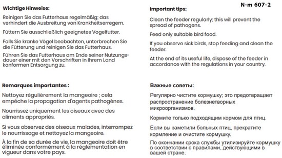 Vogelfutterhaus grün