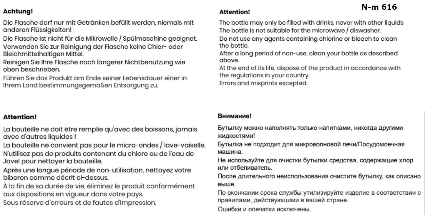 CLEAR 700 ml RPET Flasche