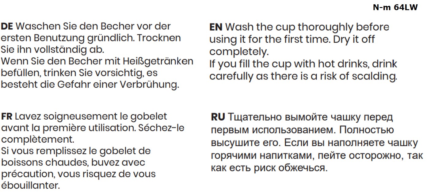 EASY Coffee- Becher weiß