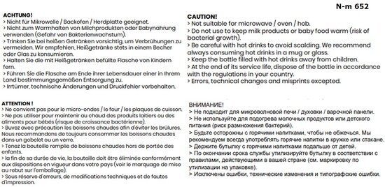 Vakuumflasche weiss 500 ml