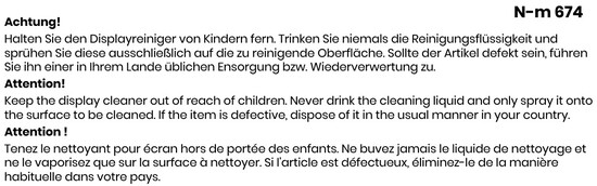 SPRAY Bildschirmreiniger