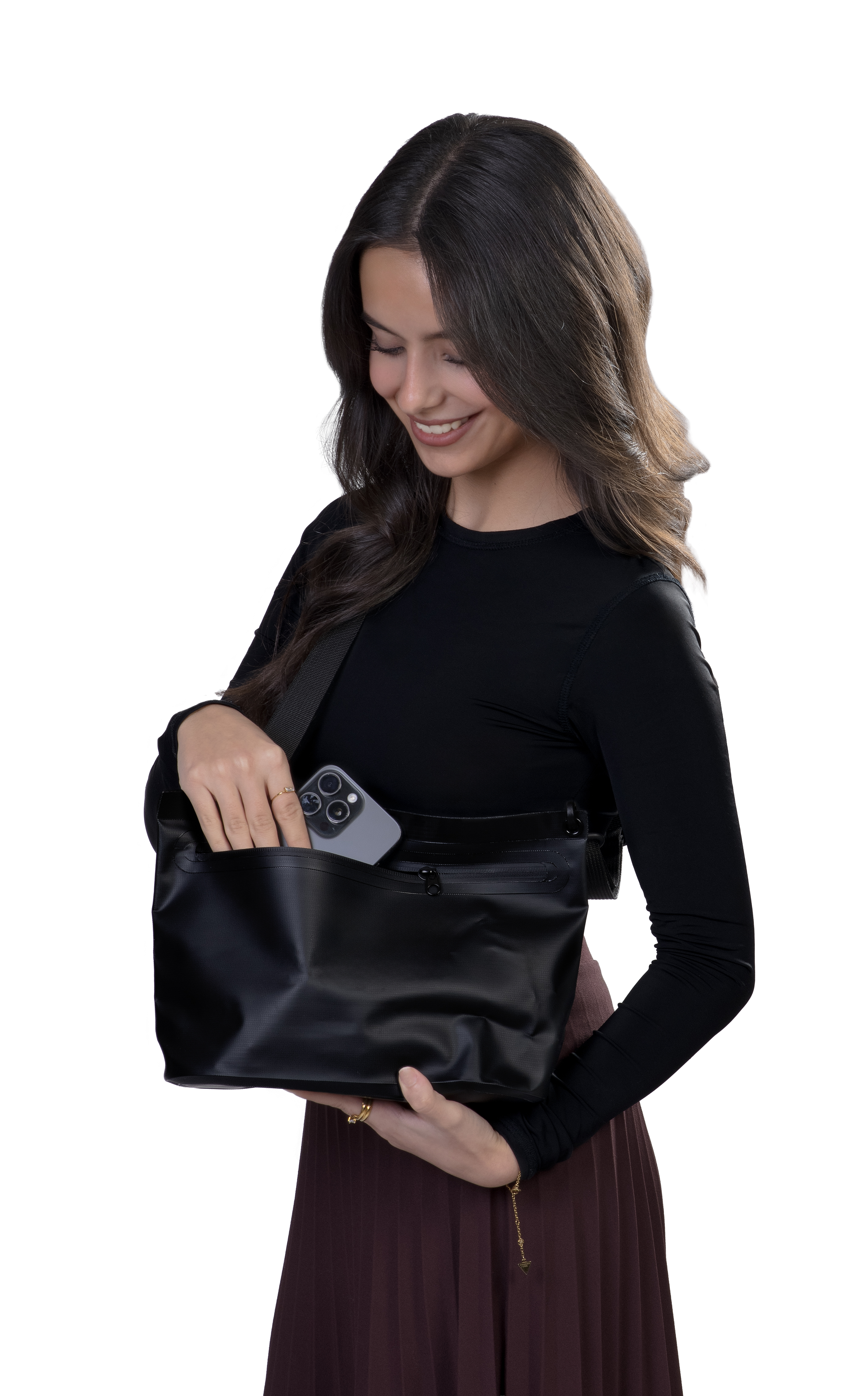 COURIER Umhängetasche schwarz