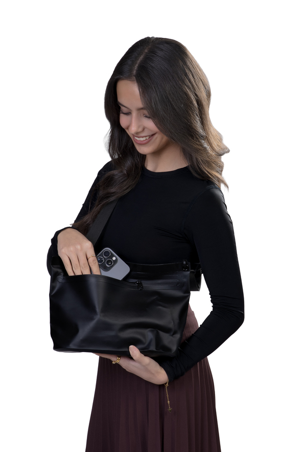 COURIER Umhängetasche schwarz