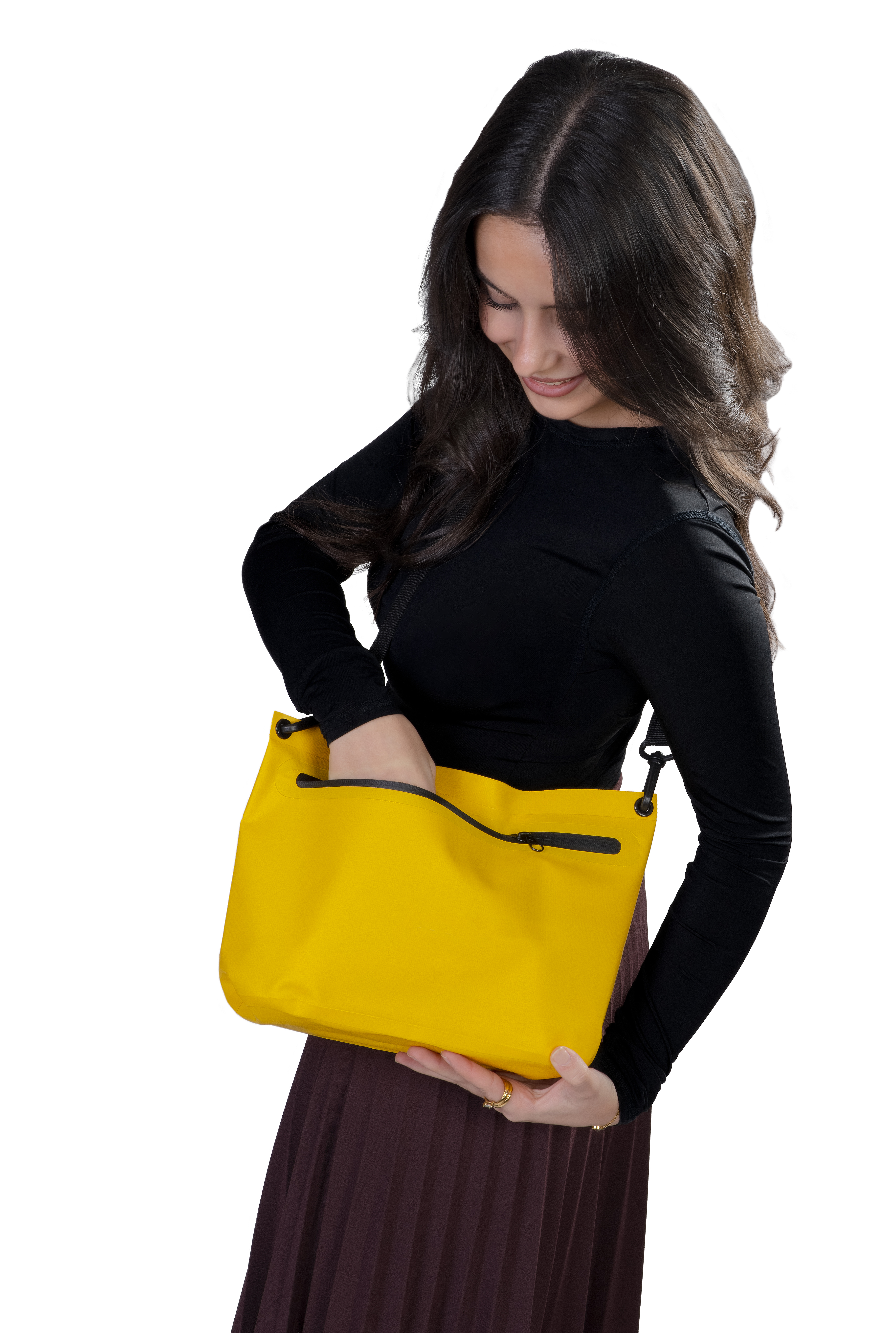 COURIER Umhängetasche gelb