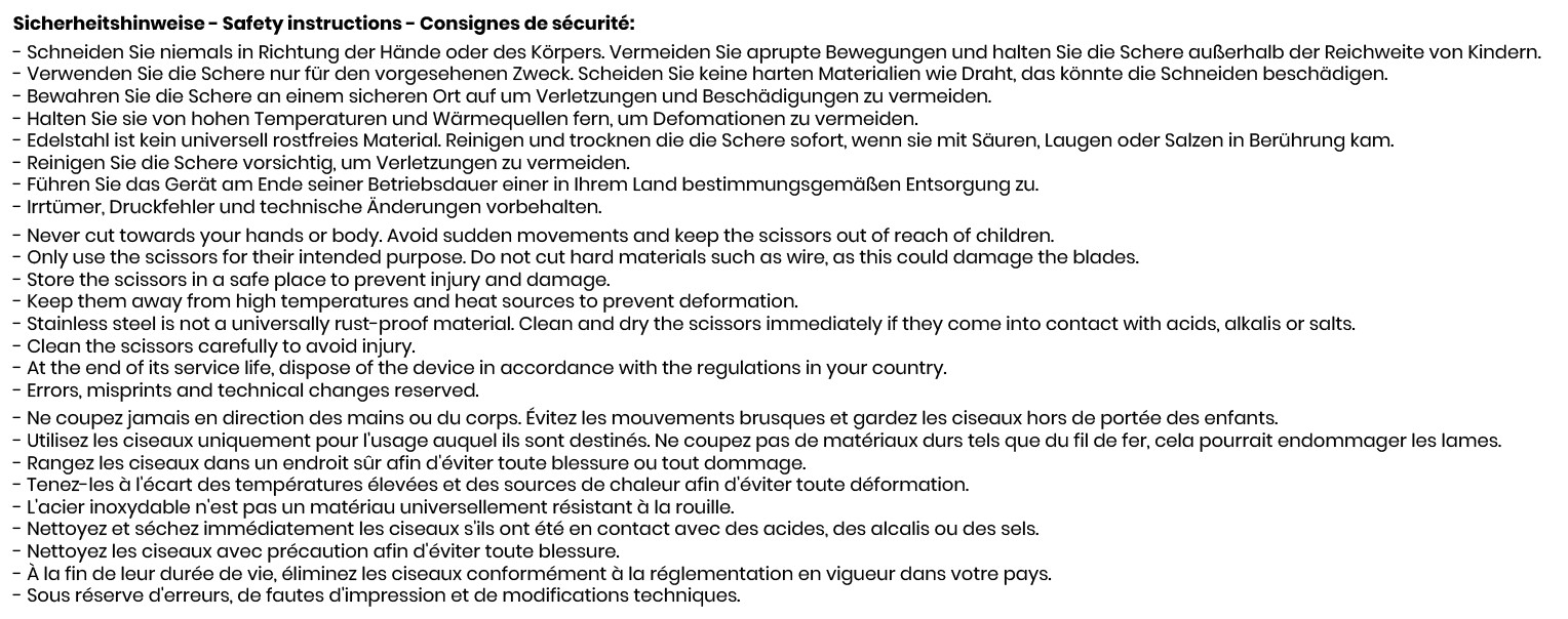 SISSY Universal- Küchenschere