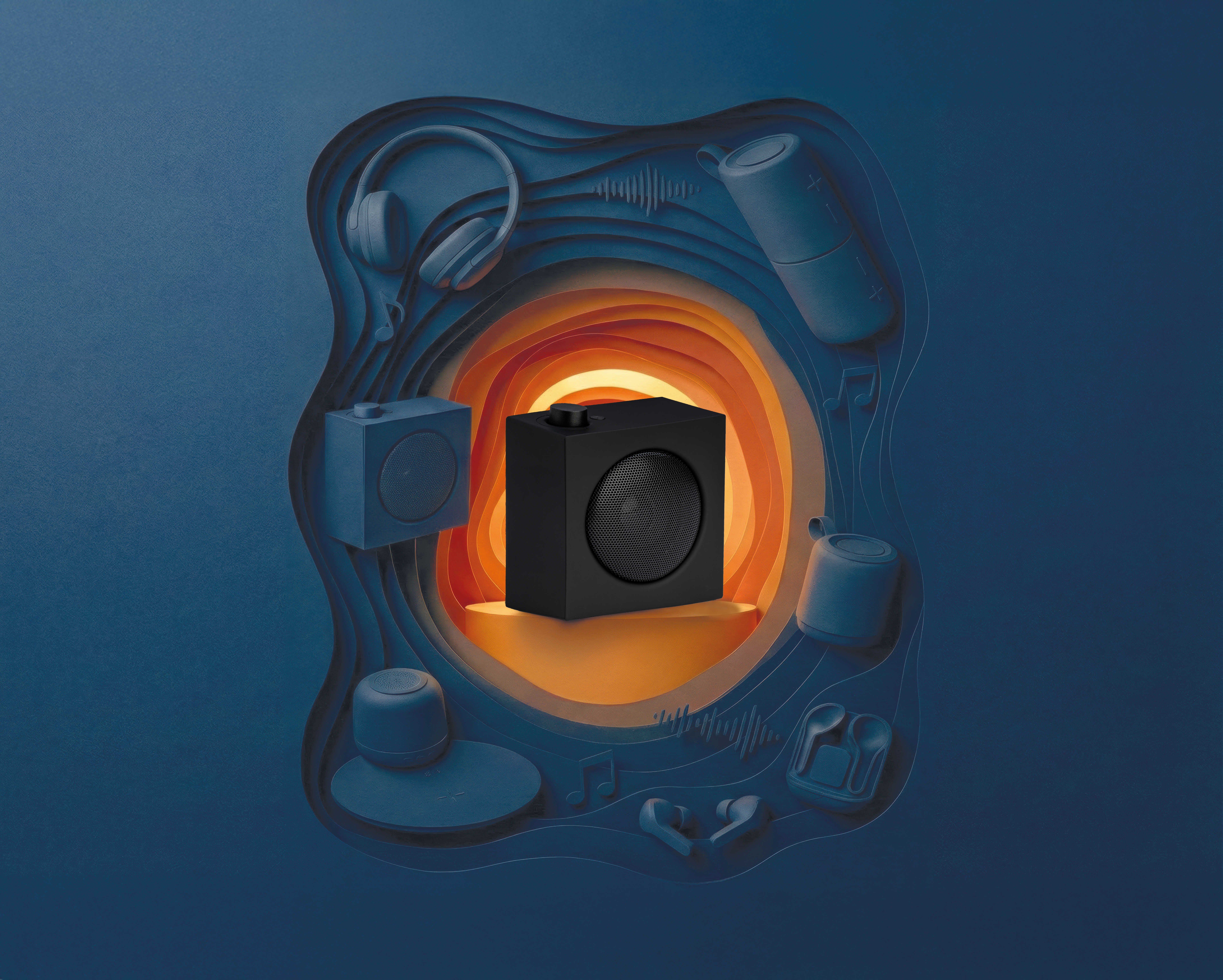 SQUARE Lautsprecher 8W