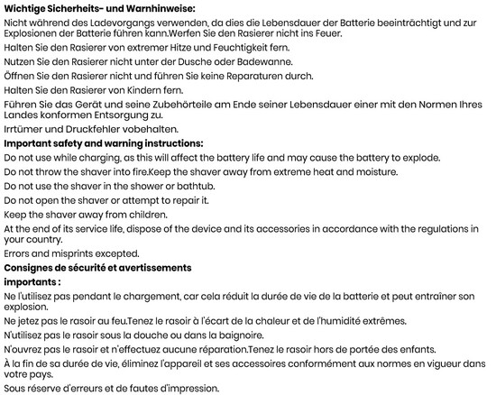 HARRY Akku- Reiserasierer