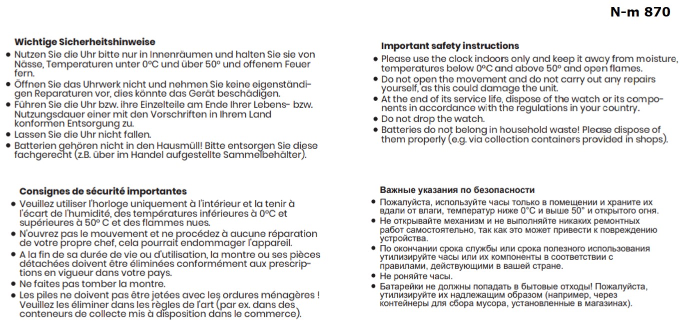Funk-Wanduhr Ø 30cm