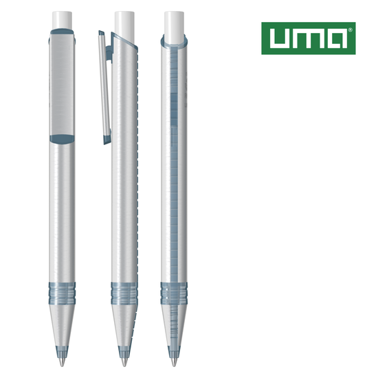 RECYCLED PET PEN ALUMA transparent