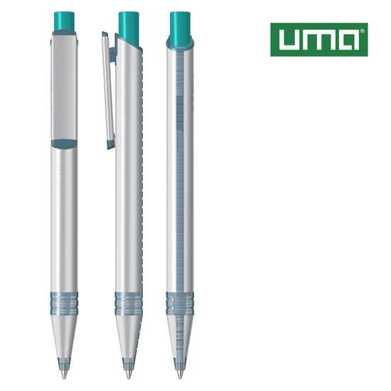 RECYCLED PET PEN ALUMA transparent