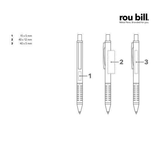 roubill Star Tec Alu  Druckkugelschreiber