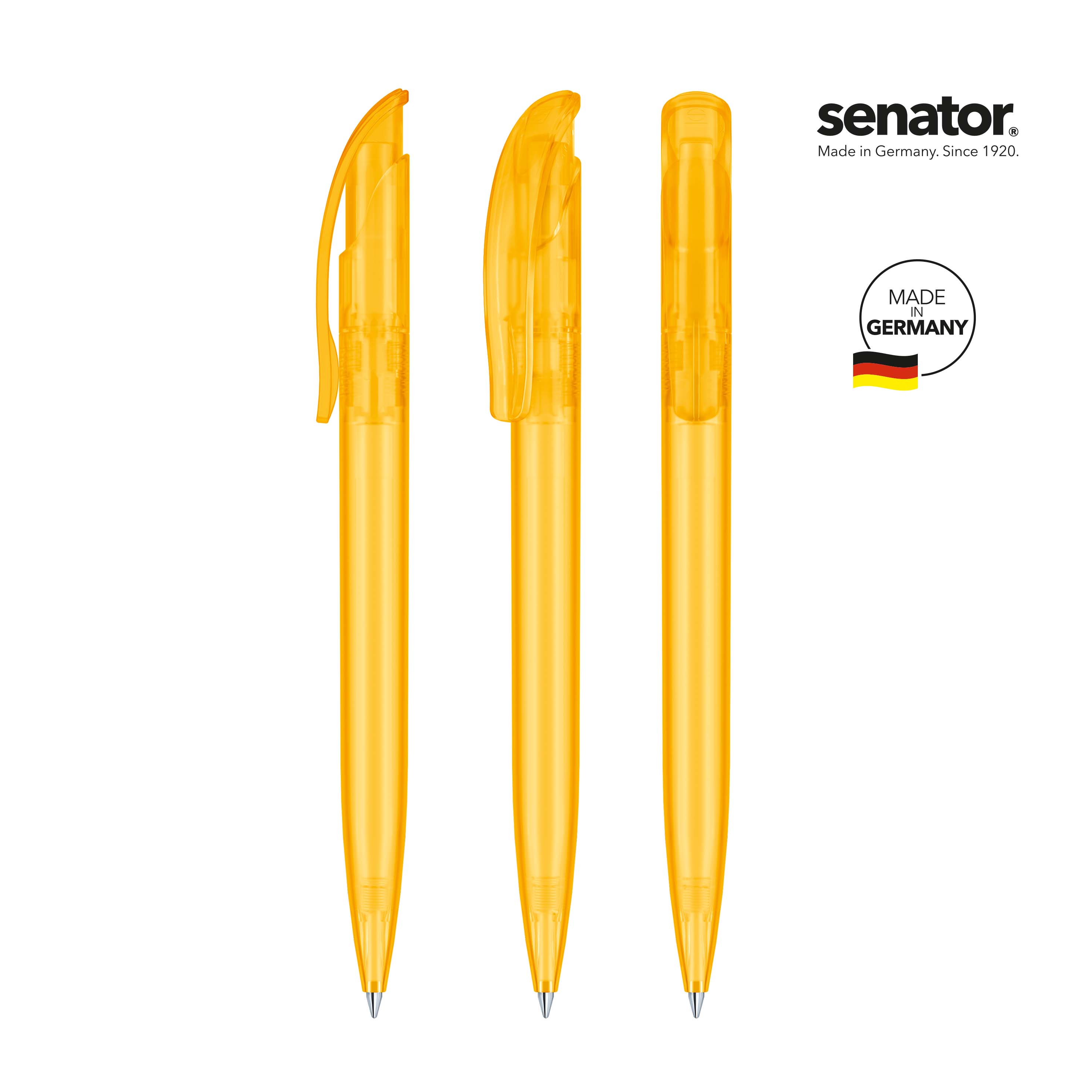 senator Challenger Frosted  Druckkugelschreiber