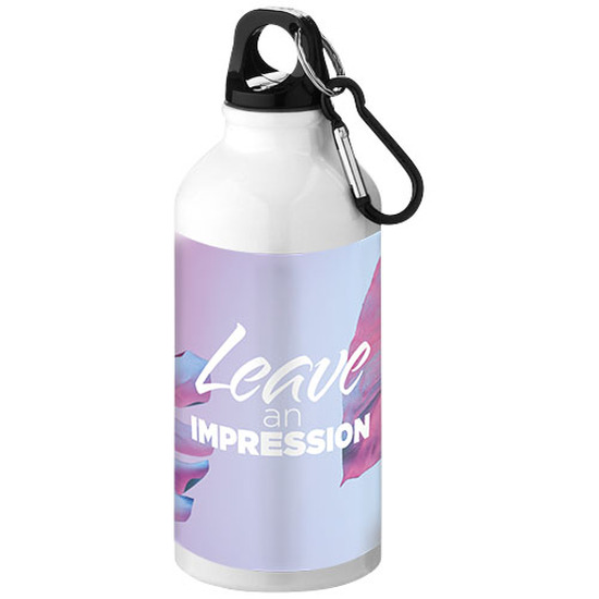 Oregon 400 ml Aluminium Trinkflasche mit Karabinerhaken