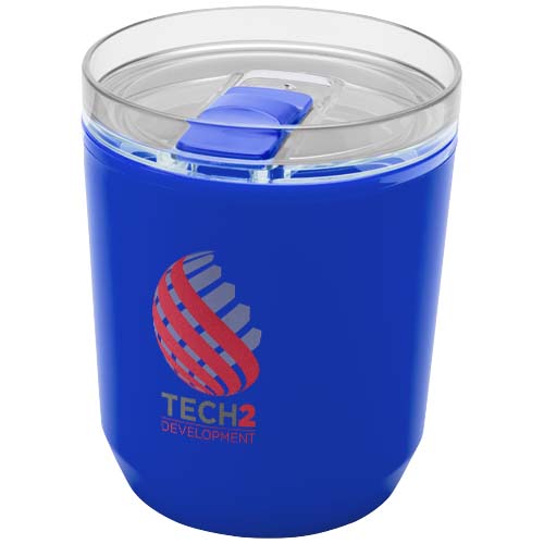 Hudson 180 ml doppelwandiger Becher aus recyceltem Kunststoff