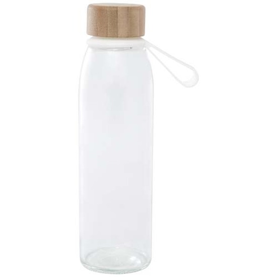 Porto 500 ml Glas-Flasche mit Silikongriff und Bambusdeckel
