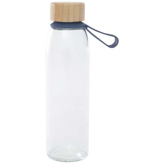 Porto 500 ml Glas-Flasche mit Silikongriff und Bambusdeckel