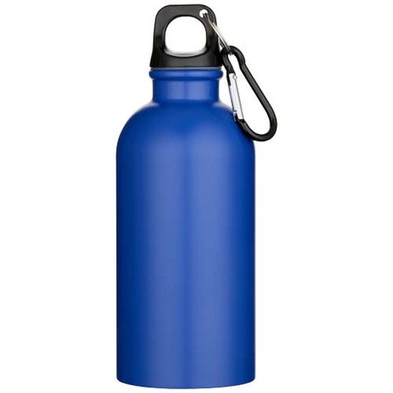 Oregon 400 ml matte RCS-zertifizierte einwandige Trinkflasche aus recyceltem Edelstahl mit Karabinerhaken