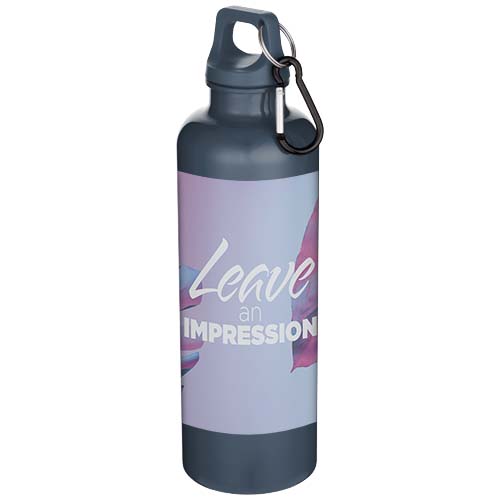 Oregon 750 ml einfarbige RS-zertifizierte Wasserflasche aus recyceltem Kunststoff mit Karabinerhaken