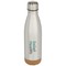 Cove 500 ml doppelwandige, vakuumisolierte Trinkflasche aus Edelstahl mit Korkdetails