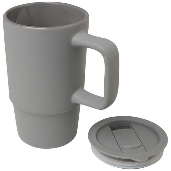 Carter 450 ml Keramiktasse mit Kunststoffdeckel