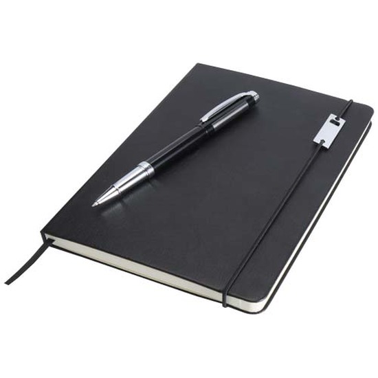Legato Elegance A5 Hardcover Notizbuch mit Tintenroller Set