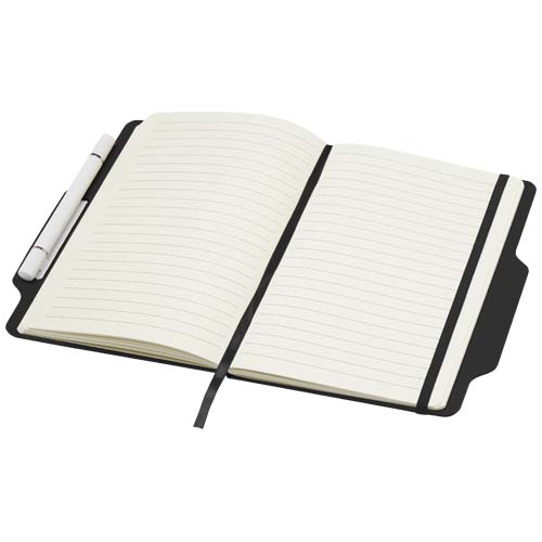 Nexus A5 Hardcover Notizbuch mit Kugelschreiber und Bleistiftset (schwarze Mine)