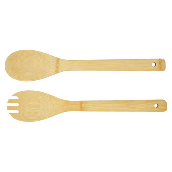 Argulls Salatschüssel und -besteck aus Bambus