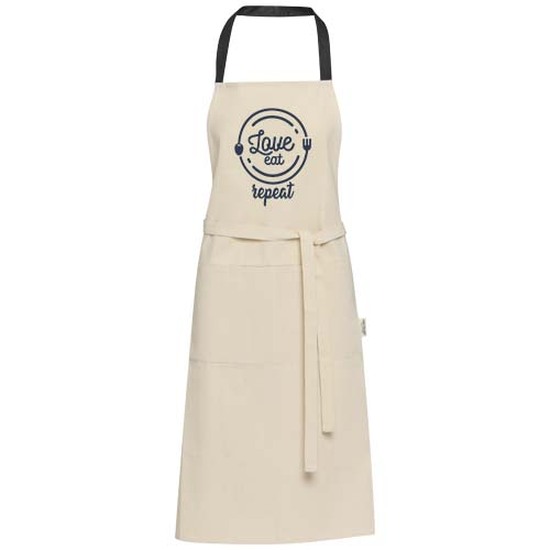 Nia 200 g/m² Schürze aus recycelter Baumwolle