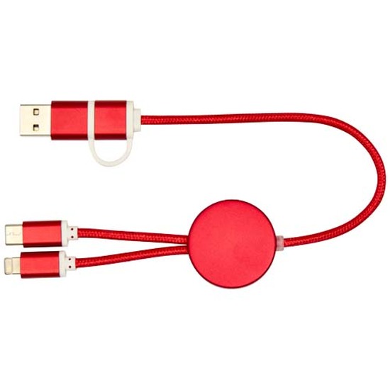 Alasia 30 cm 5-in-1 Kabel aus recyceltem Kunststoff für Datenübertragung und 27W Schnellladung