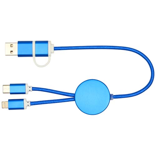 Alasia 30 cm 5-in-1 Kabel aus recyceltem Kunststoff für Datenübertragung und 27W Schnellladung