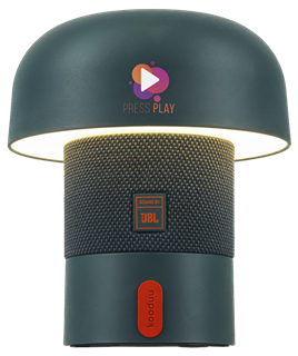 Kooduu Sensa Play Mini Tragbarer JBL Lautsprecher mit Leuchte