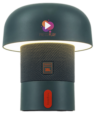 Kooduu Sensa Play Mini Tragbarer JBL Lautsprecher mit Leuchte