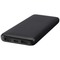 Adhil 10 W 10.000 mAh Powerbank aus recyceltem Kunststoff mit 2 integrierten Kabeln