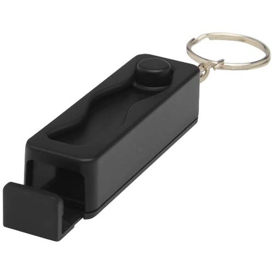 Aggia Telefonladestation aus recyceltem Kunststoff mit Fidget-Toy