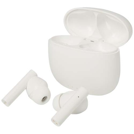 Alterf True Wireless Bluetooth® Headset aus recyceltem Kunststoff mit Silikon-Ohrstöpseln