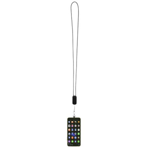 Anser Smartphone Lanyard aus recyceltem Kunststoff mit 27 W 5-in-1 integriertem Kabel