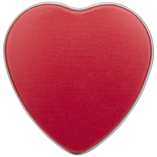 Blissful Herzförmige Zinnkerze mit Vanille Duft